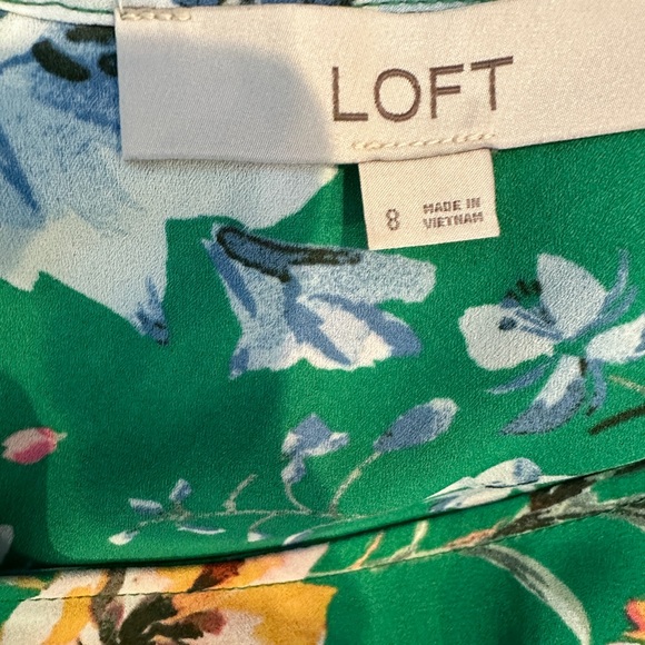 Loft floral blouse with peplum - Picture 7 of 11